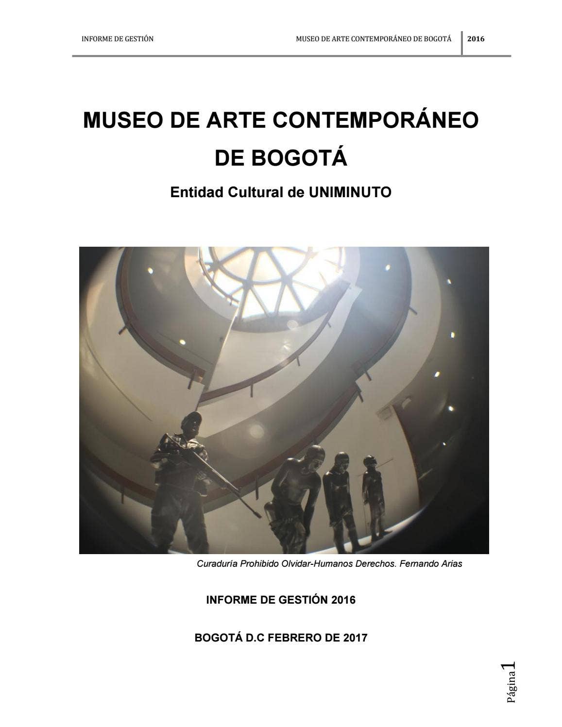 Informe de gestión 2016 mac by Museo de arte contemporáneo - Issuu