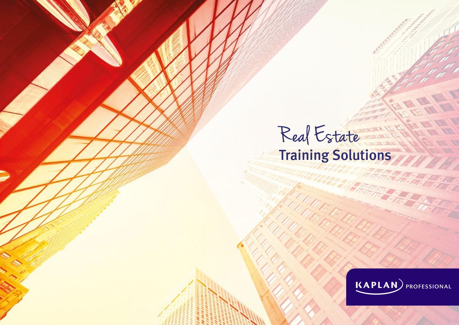Kaplan Professional Real Estate by juliana martina Issuu