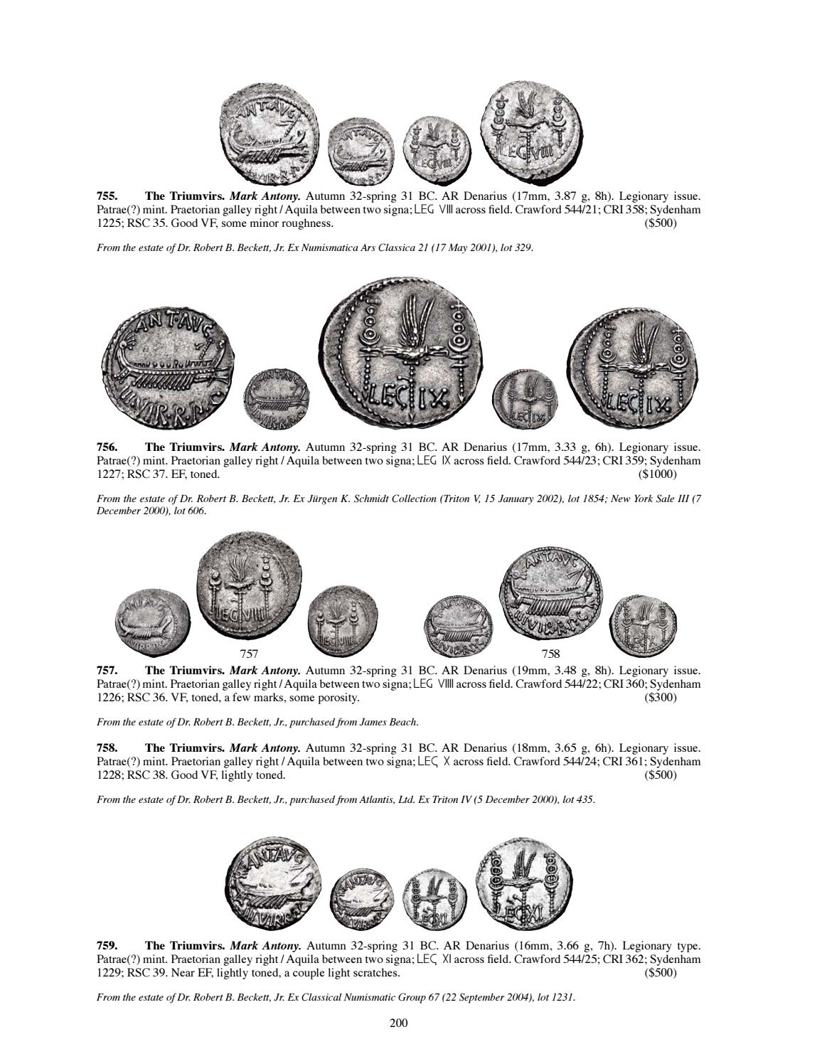 Cng 105 Virtual Catalog By Classical Numismatic Group Llc Issuu