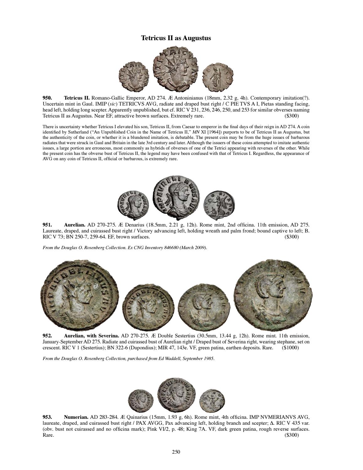 Cng 105 Virtual Catalog By Classical Numismatic Group Llc Issuu
