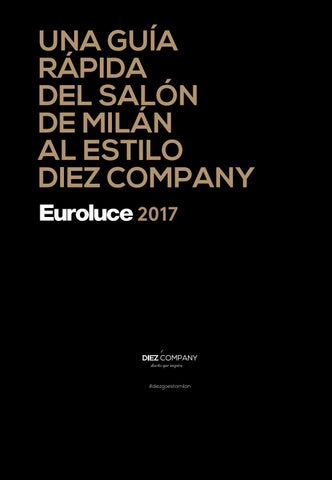 Diez Company 灯饰目录 · DIEZ COMPANY 指南 FOR EUROLUCE 2017 第 2 页