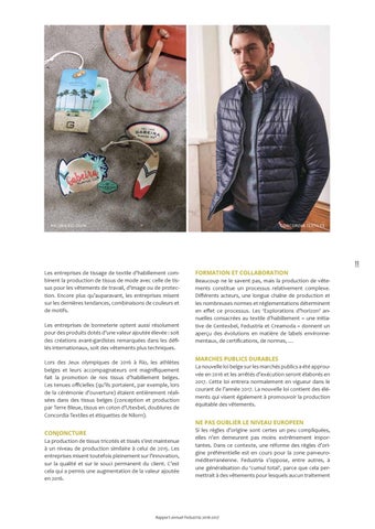 Rapport annuel Fedustria 2016-2017 第 15 页