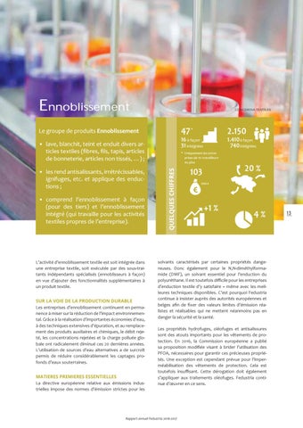 Rapport annuel Fedustria 2016-2017 第 17 页