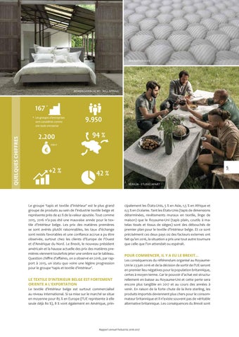 Rapport annuel Fedustria 2016-2017 第 9 页