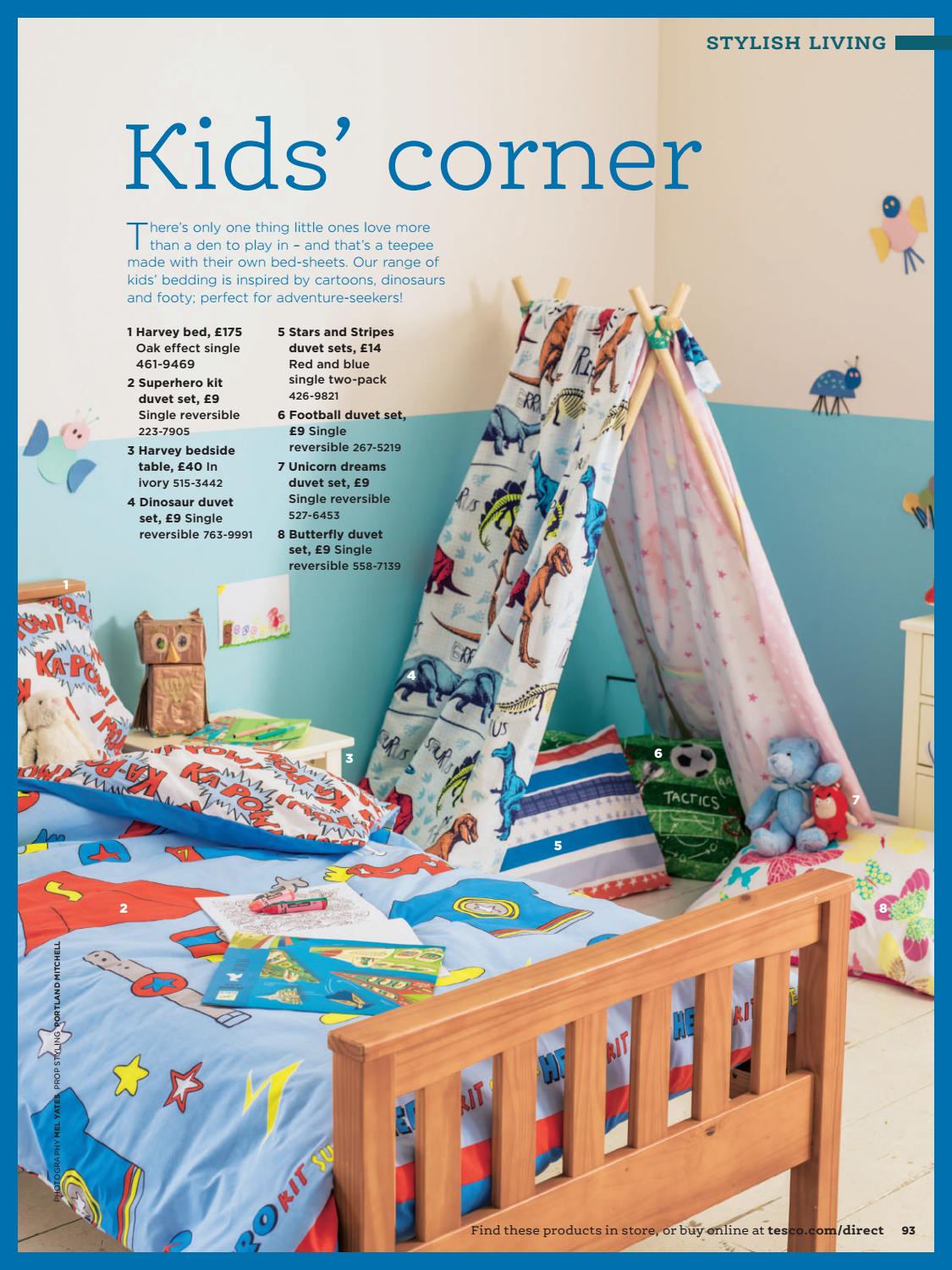 tesco childrens bedding