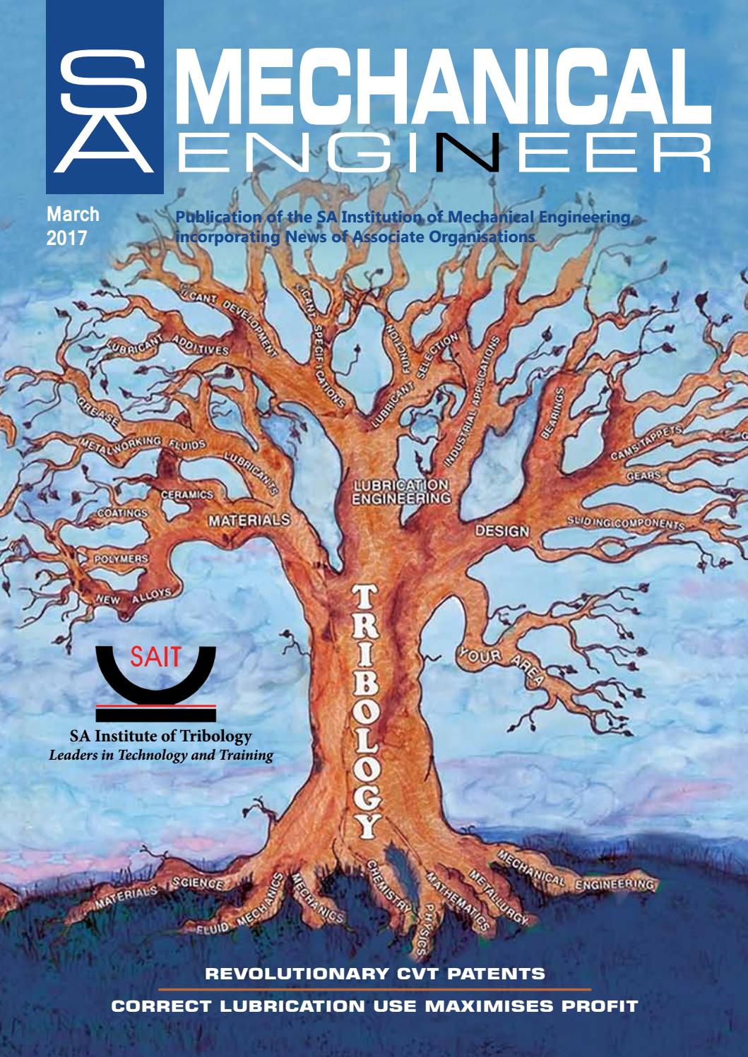 SA Mechanical Engineer March 2017 By Promech Publishing Issuu