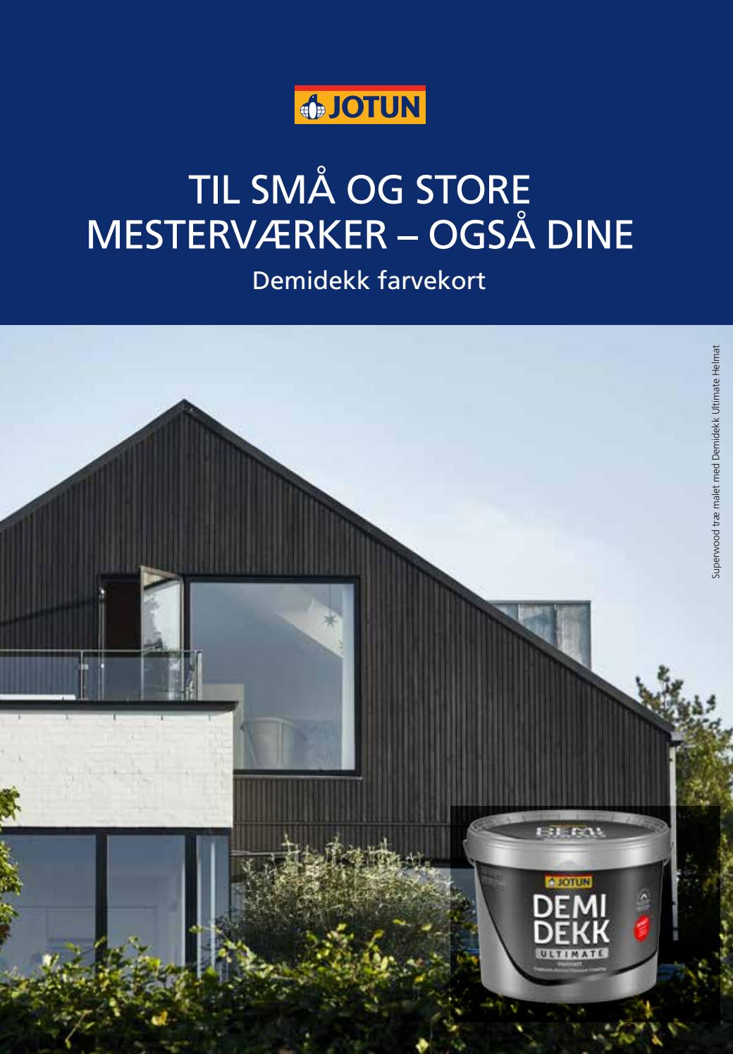 Jotun DemiDekk farvekort 2017 by jotun danmark Issuu
