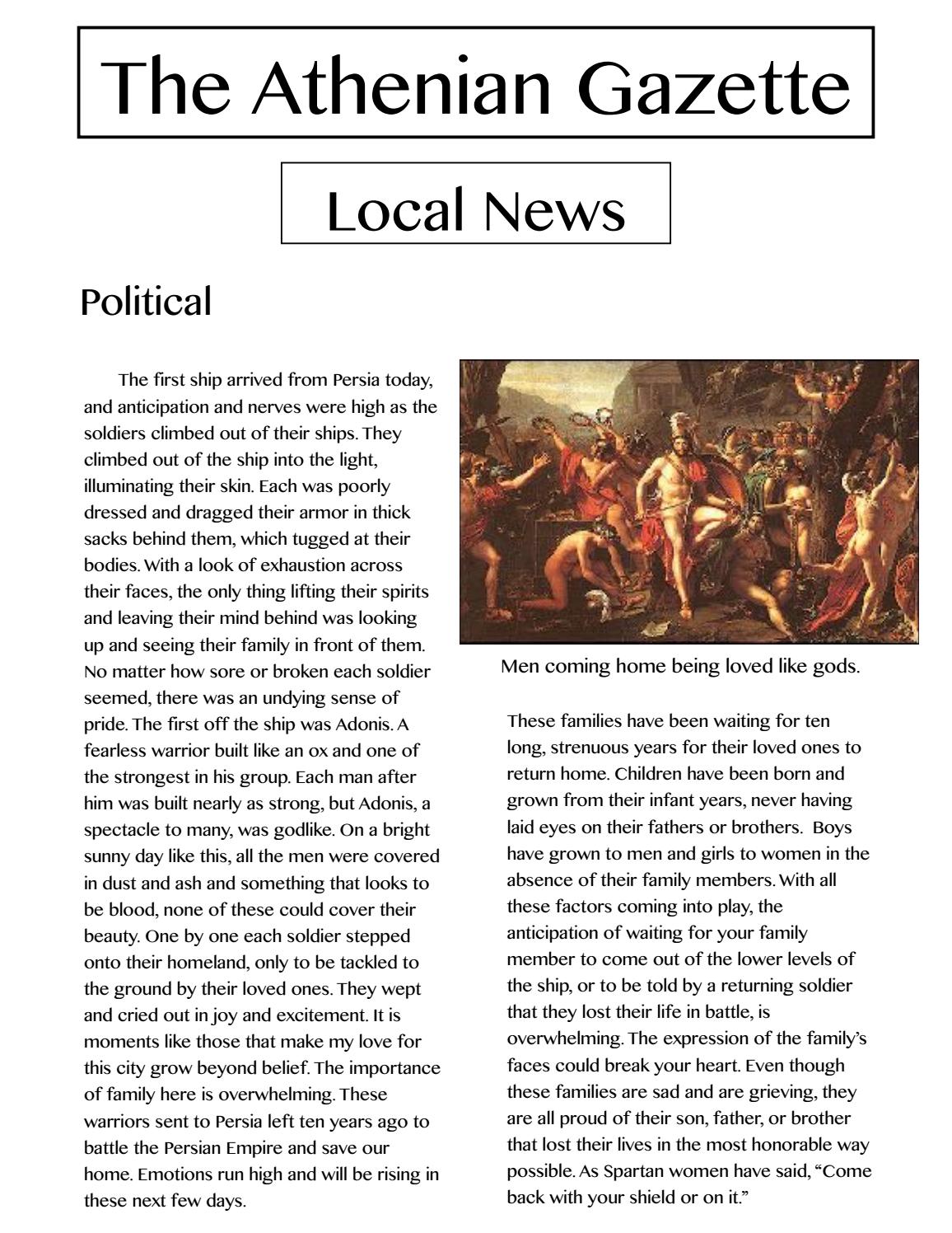 Hebron Academy Greek Newspaper 2017 by Hebron Tech Issuu