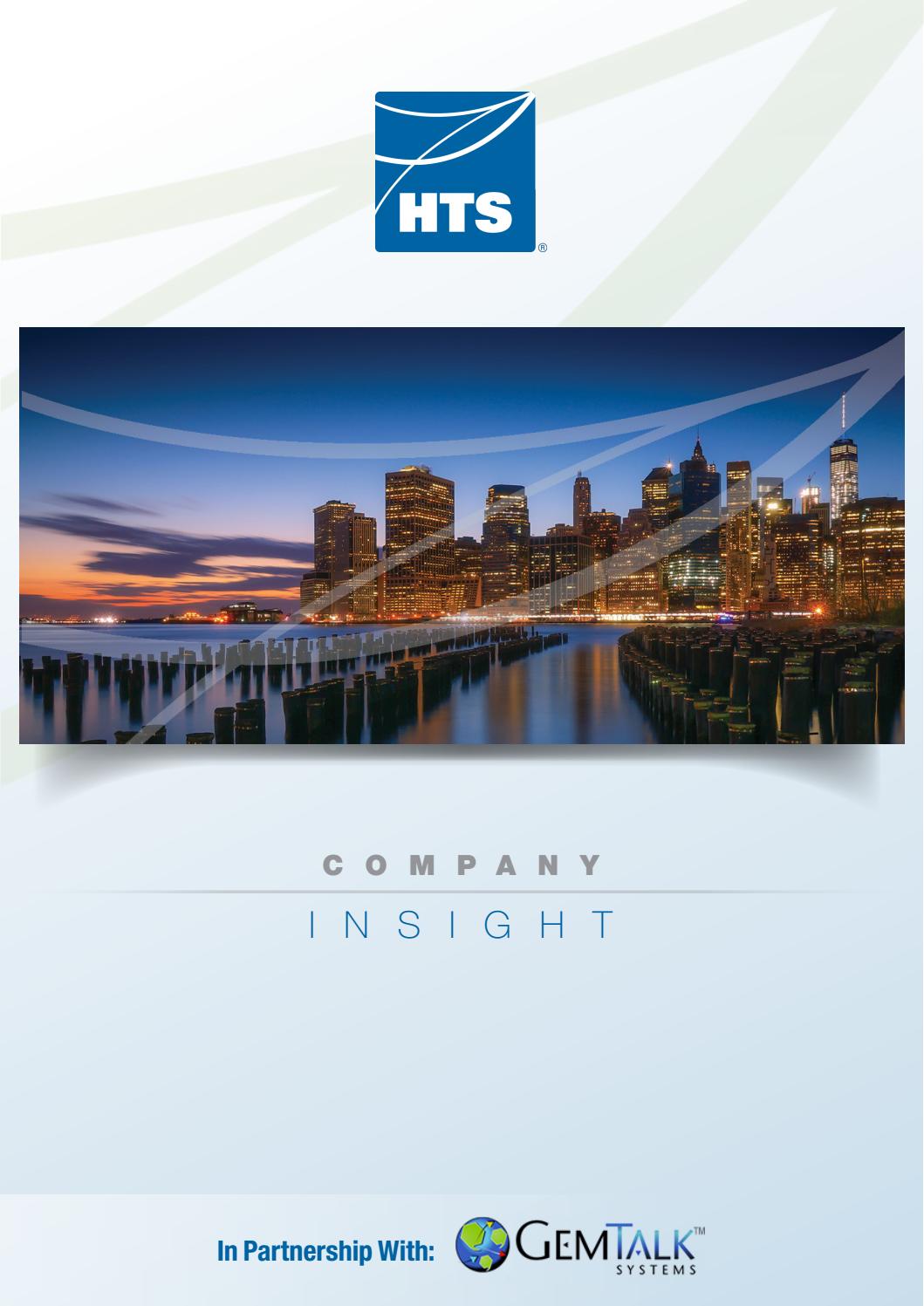 Brochure HTS Engineering by Business Chief USA Issuu