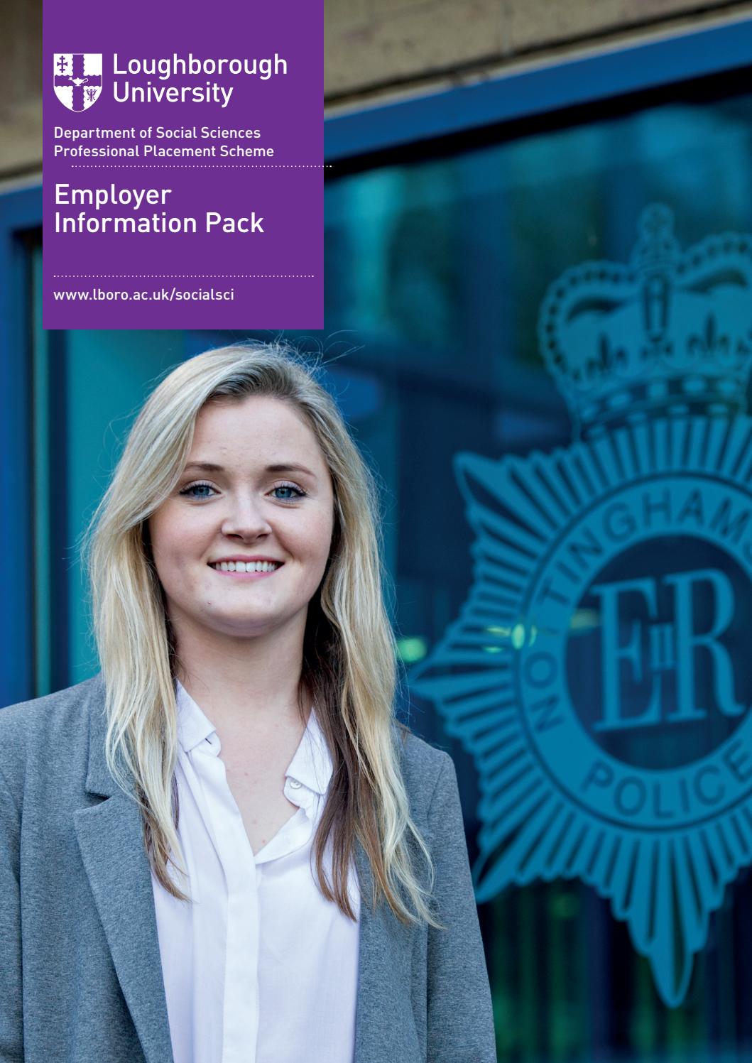Placements Employer Information Pack by Loughborough University Issuu