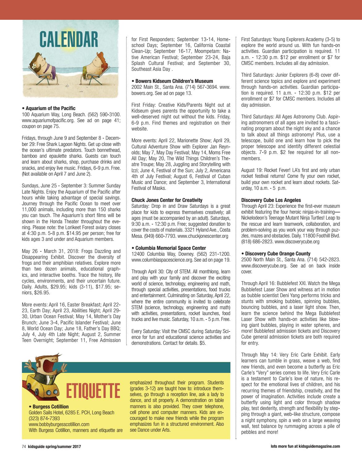 Discovery Cube Coupon >> Kidsguide Spring Summer 2017 By Kidsguide Issuu Discovery Cube Coupon >> Kidsguide Spring Summer 2017 By Kidsguide Issuu