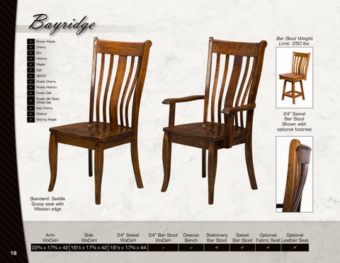 Amish Heirlooms Furniture Artisan Chairs 家具目录 2017 第 18 页