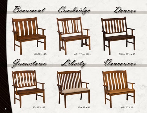 Amish Heirlooms Furniture Artisan Chairs 家具目录 2017 第 6 页