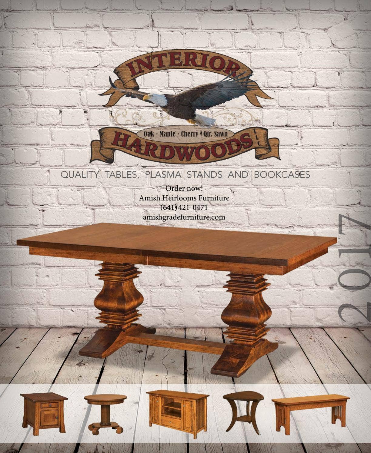 Interior Hardwoods Catalog 2017 by Amish Heirlooms Furniture - Issuu