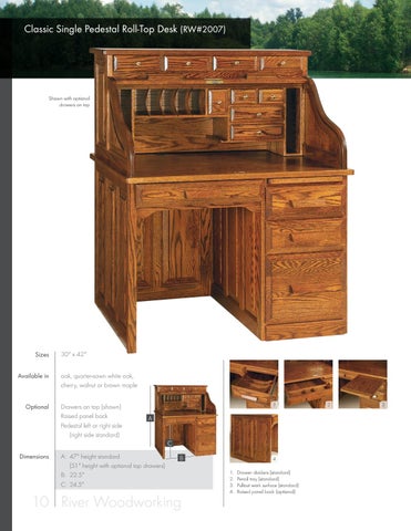 Amish Heirlooms Furniture River Woodworking 家具目录 2017 第 10 页