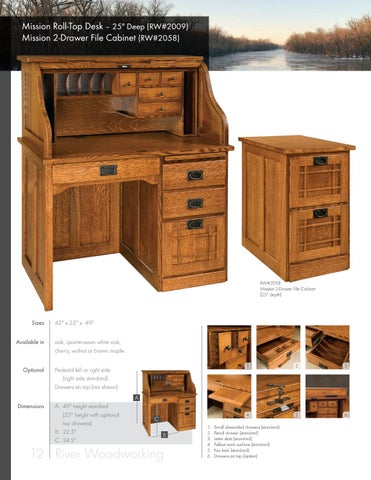 Amish Heirlooms Furniture River Woodworking 家具目录 2017 第 12 页