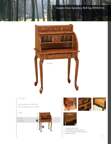 Amish Heirlooms Furniture River Woodworking 家具目录 2017 第 15 页