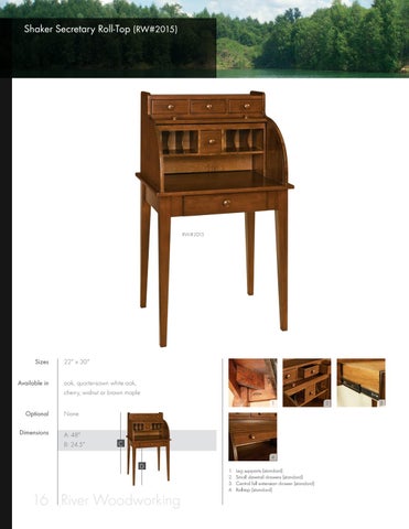 Amish Heirlooms Furniture River Woodworking 家具目录 2017 第 16 页