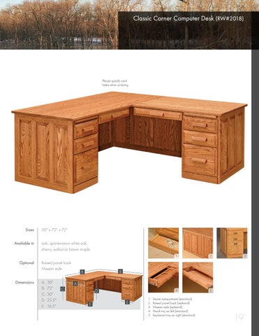 Amish Heirlooms Furniture River Woodworking 家具目录 2017 第 19 页