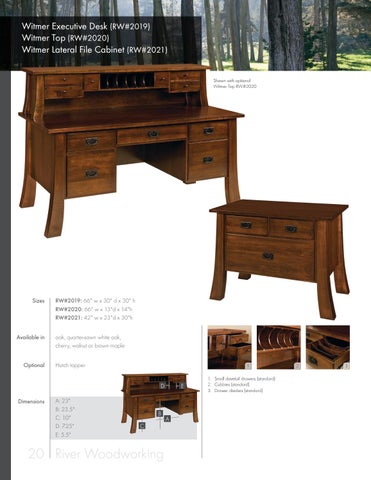 Amish Heirlooms Furniture River Woodworking 家具目录 2017 第 20 页