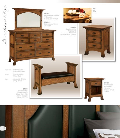 Amish Heirlooms Furniture Schwartz Woodworking 家具目录 2017 第 14 页