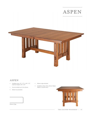 Amish Heirlooms Furniture The Country Woodshop 家具目录 2017 第 13 页