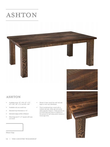 Amish Heirlooms Furniture The Country Woodshop 家具目录 2017 第 14 页