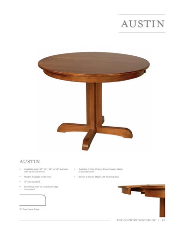 Amish Heirlooms Furniture The Country Woodshop 家具目录 2017 第 15 页