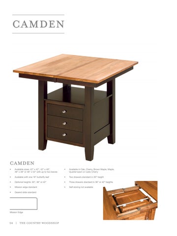 Amish Heirlooms Furniture The Country Woodshop 家具目录 2017 第 24 页