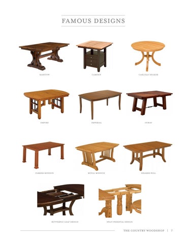 Amish Heirlooms Furniture The Country Woodshop 家具目录 2017 第 7 页