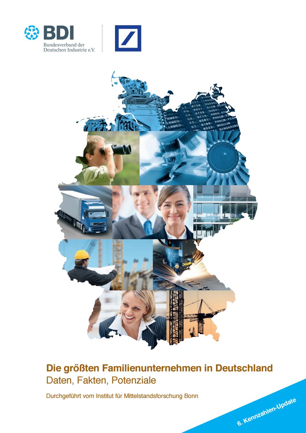 Die Grossten Familienunternehmen In Deutschland 6 15 By Bundesverband Der Deutschen Industrie E V Issuu