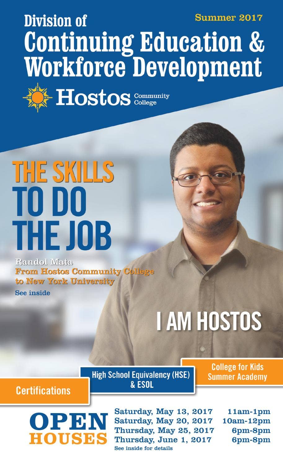 Summer 2017 Continuing Education Catalog by Hostos Community College