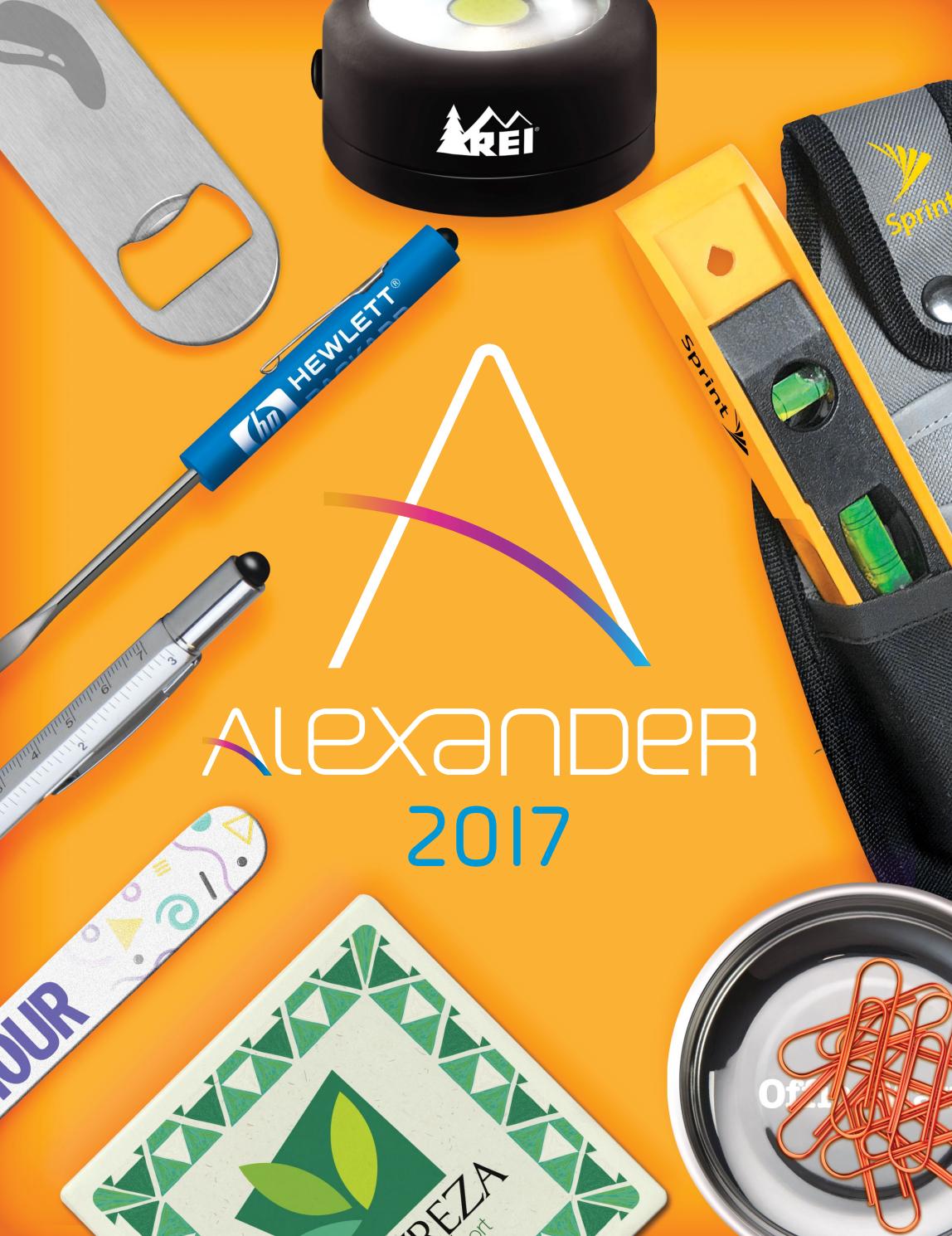 Alexander Catalog 2017 by DistributorCentral Issuu