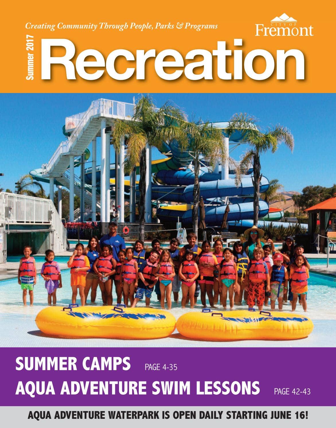 Recreation Guide: Summer 2017 by City of Fremont Parks & Recreation - Issuu
