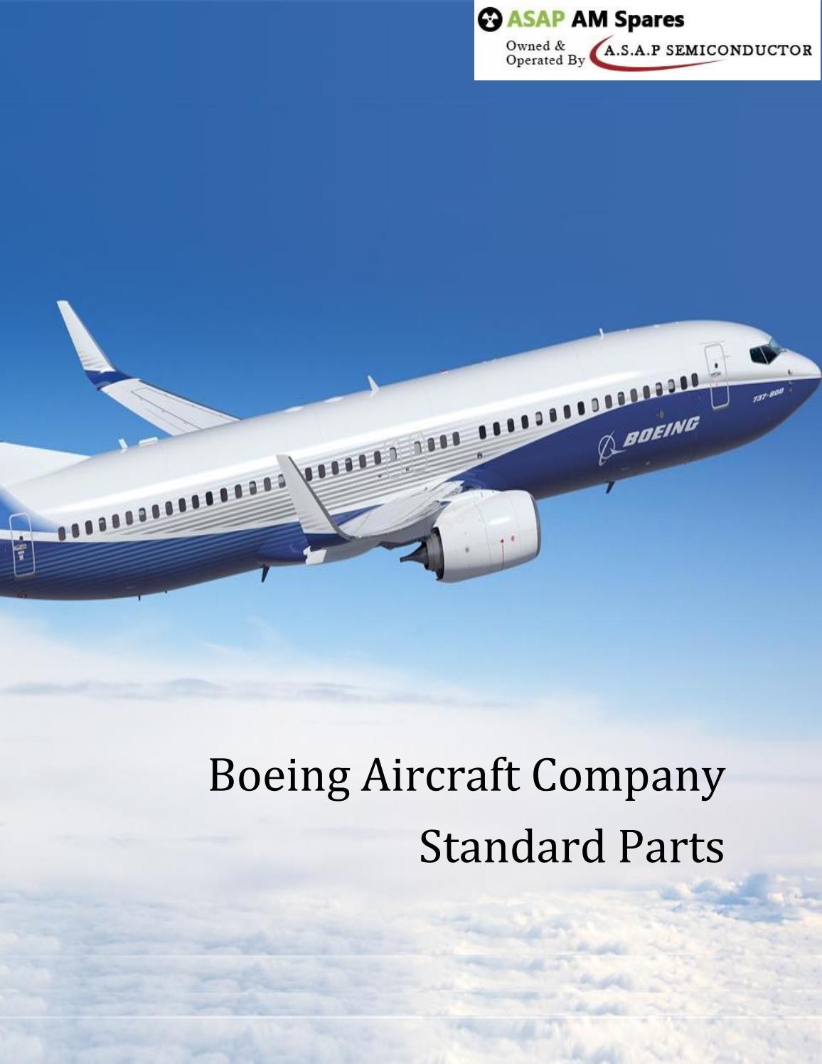 Boeing Aircraft Company Standard Parts by ASAP AM Spares Issuu