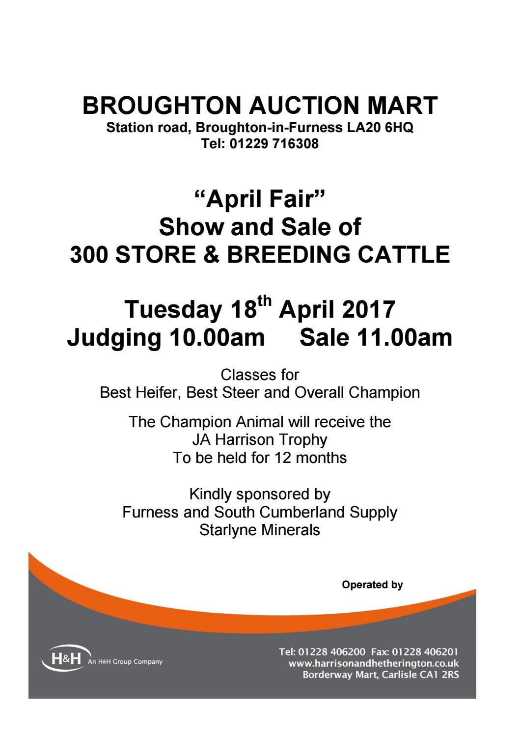 Broughton April Fair Cattle Show & Sale 180417 by Harrison