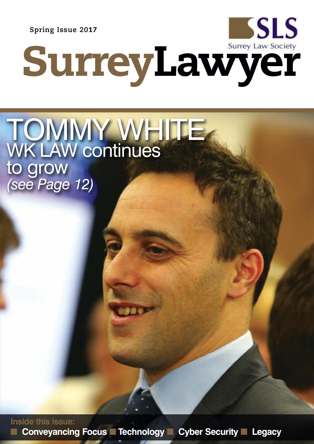 Surrey Lawyer Spring 2017 by Benham Publishing Limited Issuu