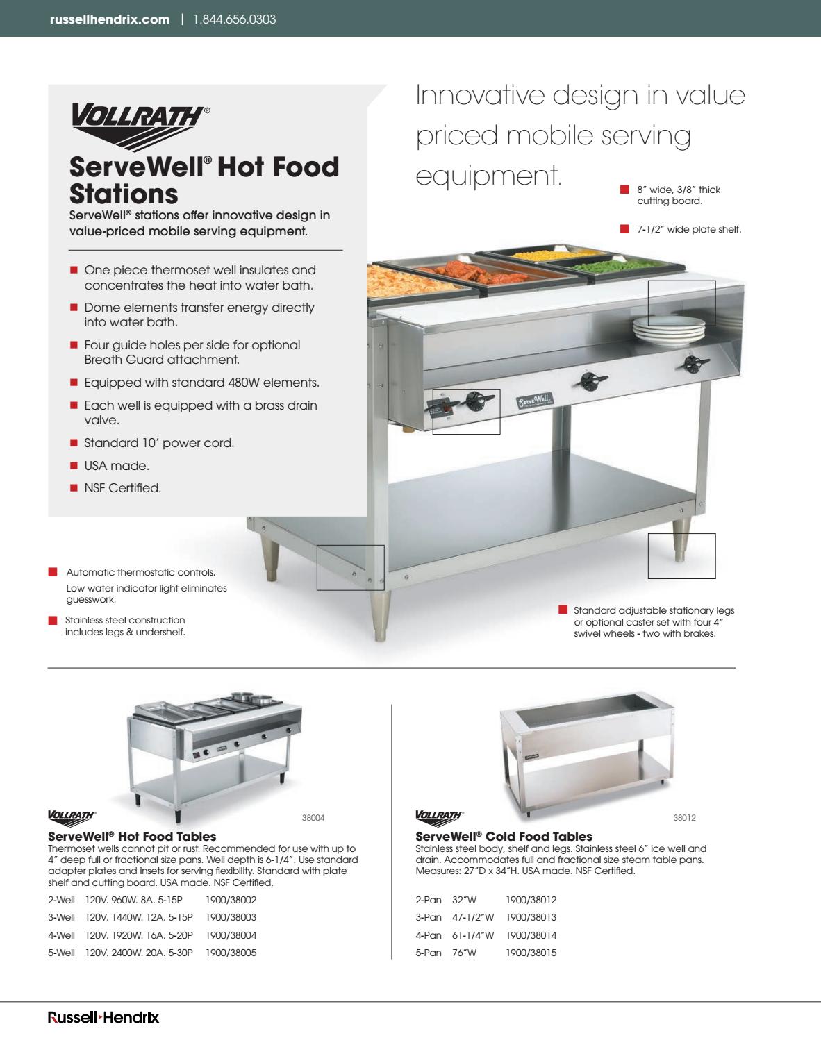 Equipment Catalogue 2017 by Russell Hendrix Foodservice Equipment