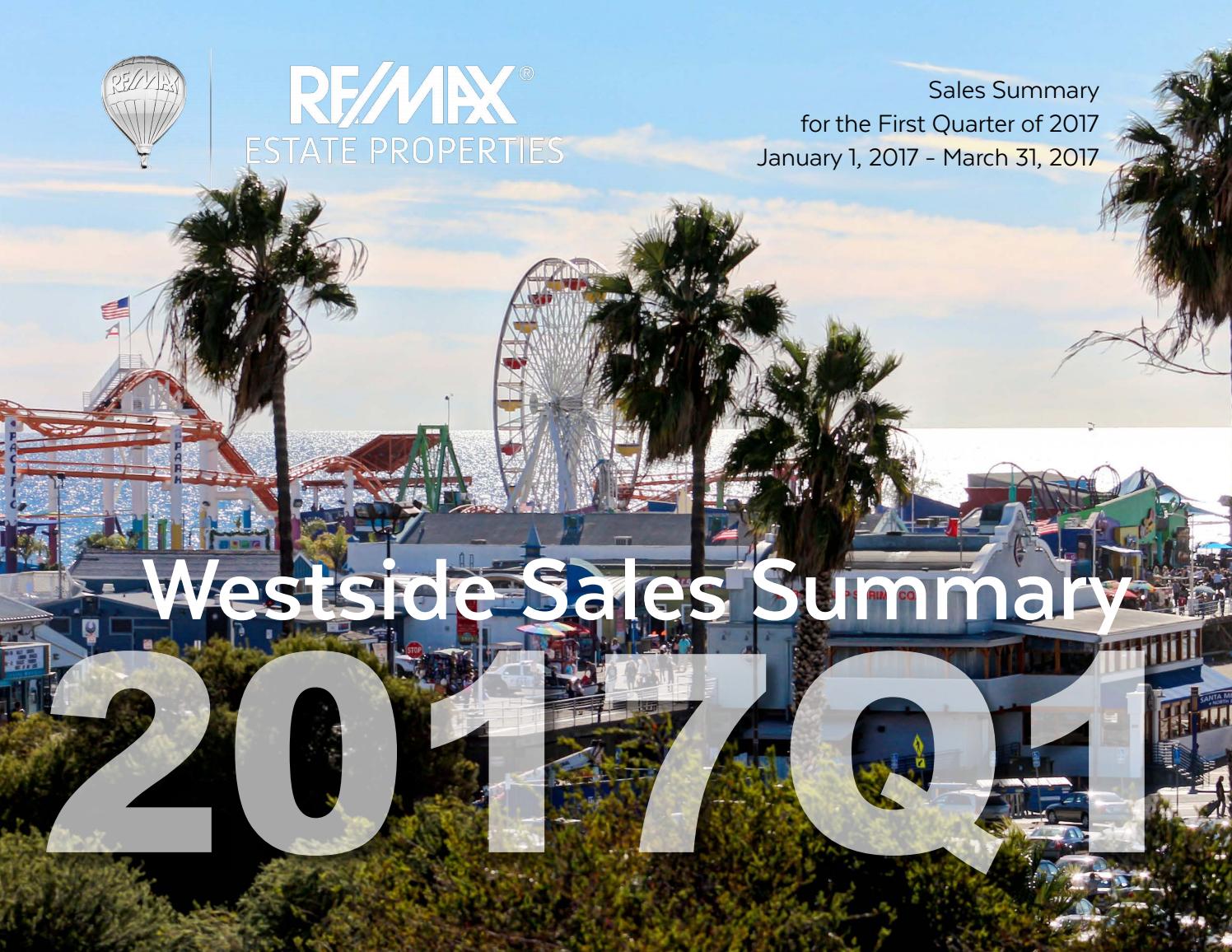 RE/MAX Westside Sales Summary 2017Q1 by RE/MAX Estate Properties - Issuu
