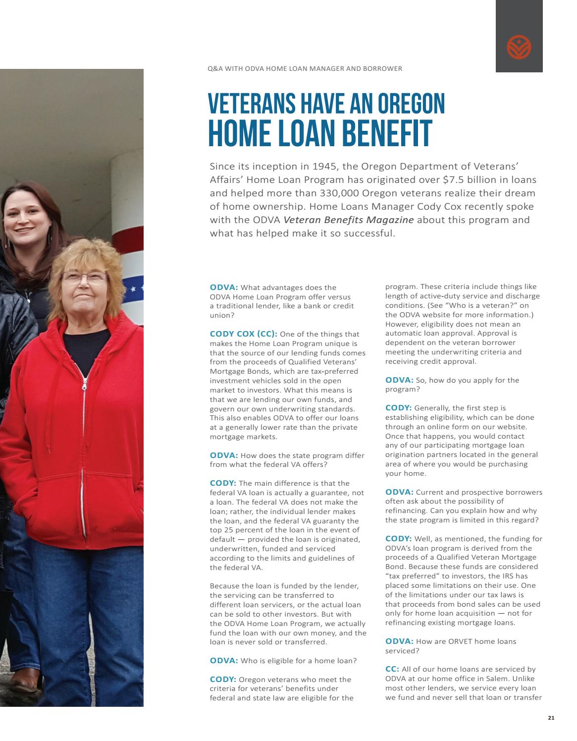 2017 Oregon Veteran Benefits Magazine by Oregon Department of Veterans' Affairs Issuu