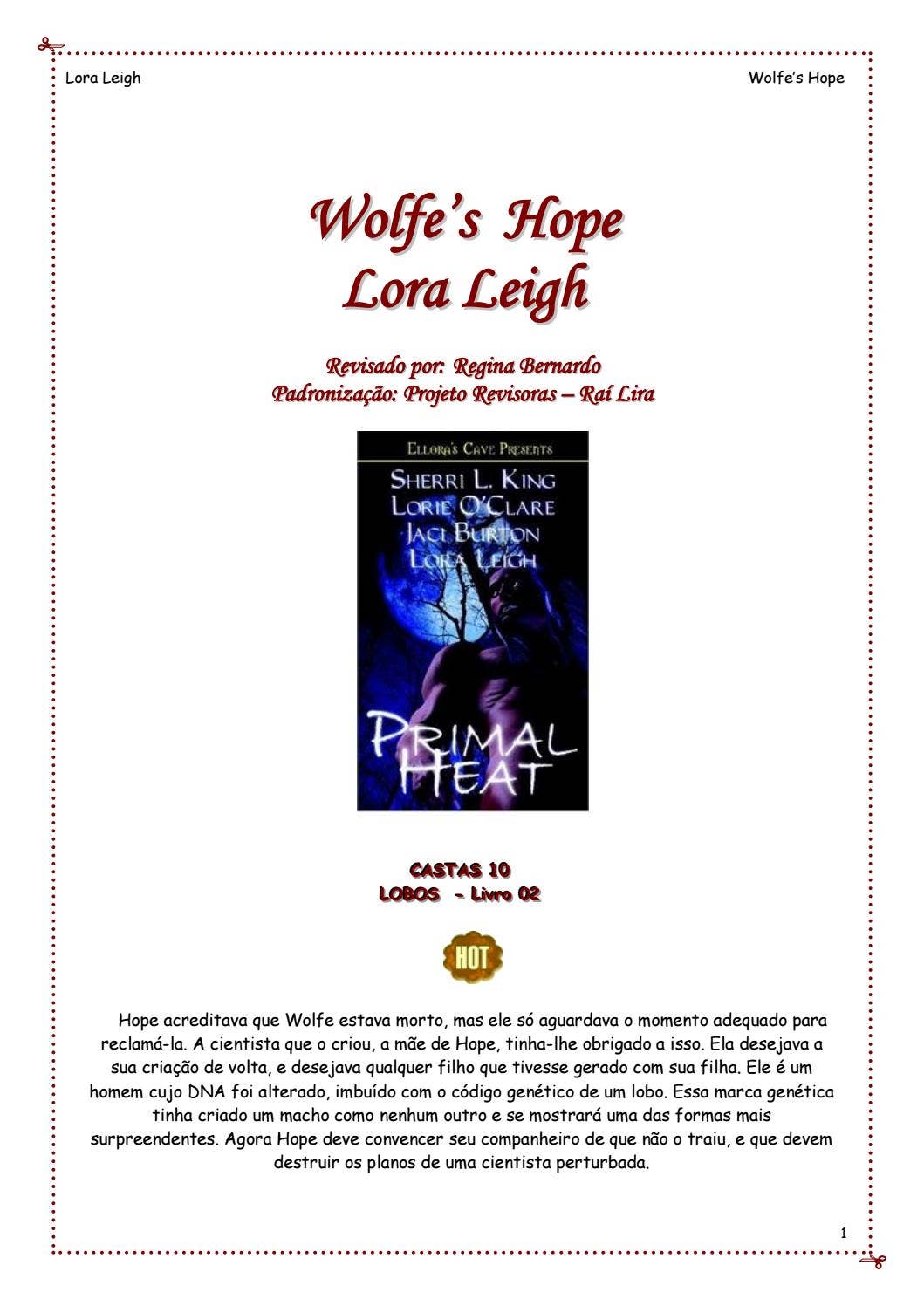 Lora leigh castas 10 lobos 2 a hope do lobo (ptpt) by Rejane Oliveira -  Issuu, image size:1059x1497
