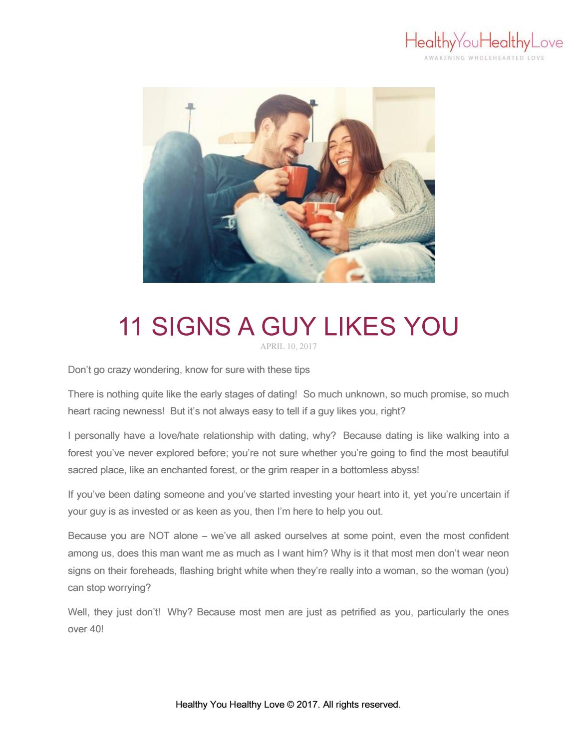 11 Signs A Guy Likes You Relationship Coach Nadine Piat By Nadine Piat Issuu