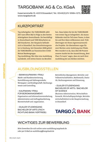 targobank ag co kgaa kasernenstrae 10 40213 dsseldorf tel 00490211 8984 1273 wwwtargobankde - Targobank Bewerbung targobank ag co kgaa kasernenstrae 10 40213 dsseldorf tel 00490211 8984 1273 wwwtargobankde - Targobank Bewerbung