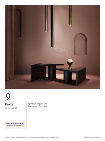 Boca do Lobo 家具目录 · Coffee And Side Tables Ideas Free Ebook 第 11 页
