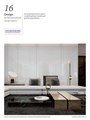 Boca do Lobo 家具目录 · Coffee And Side Tables Ideas Free Ebook 第 18 页