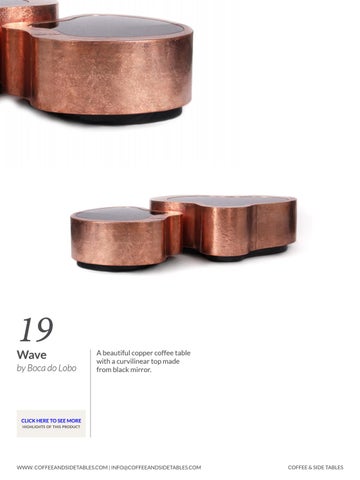 Boca do Lobo 家具目录 · Coffee And Side Tables Ideas Free Ebook 第 21 页