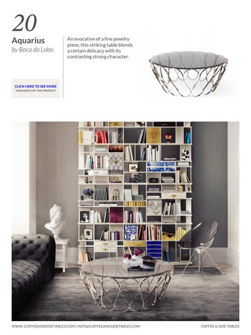 Boca do Lobo 家具目录 · Coffee And Side Tables Ideas Free Ebook 第 22 页