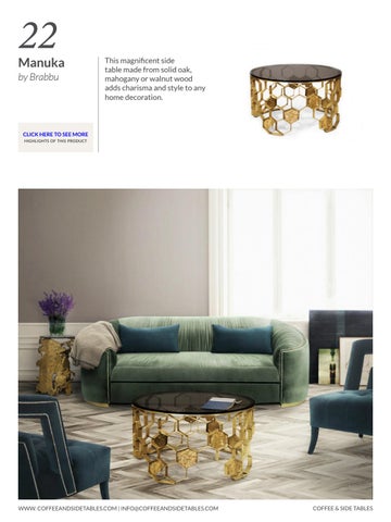 Boca do Lobo 家具目录 · Coffee And Side Tables Ideas Free Ebook 第 24 页
