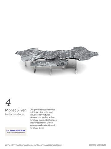 Boca do Lobo 家具目录 · Coffee And Side Tables Ideas Free Ebook 第 6 页