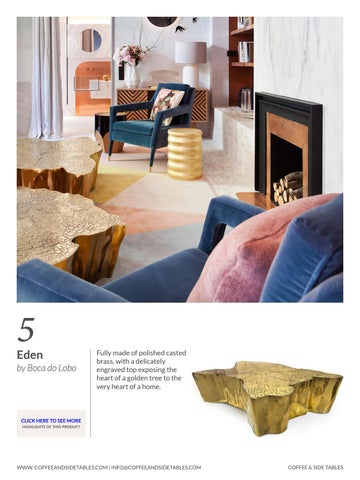 Boca do Lobo 家具目录 · Coffee And Side Tables Ideas Free Ebook 第 7 页